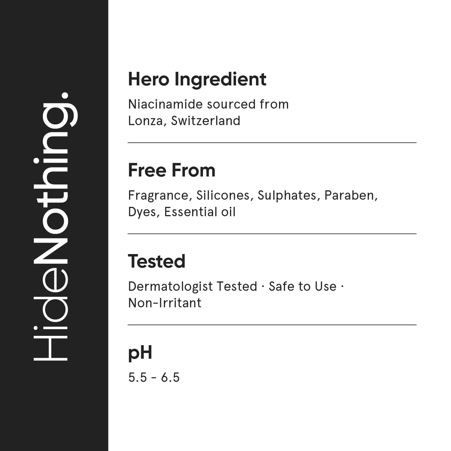 5% Niacinamide Serum for Clear Glowing Skin | with 1% Hyaluronic Acid for Hydration | Pore Minimizer for Face | Clears Acne Marks & Blemishes | for Women & Men | 1 Fl Oz / 30 Ml