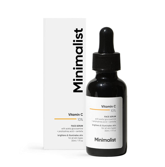 10% Vitamin C Serum for Brightening | Improves Hydration | for All Skin Types | for Women & Men | 1 Fl Oz / 30 Ml